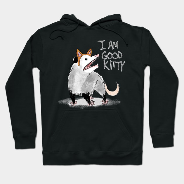 I AM GOOD KITTY Hoodie by Hillopurkki